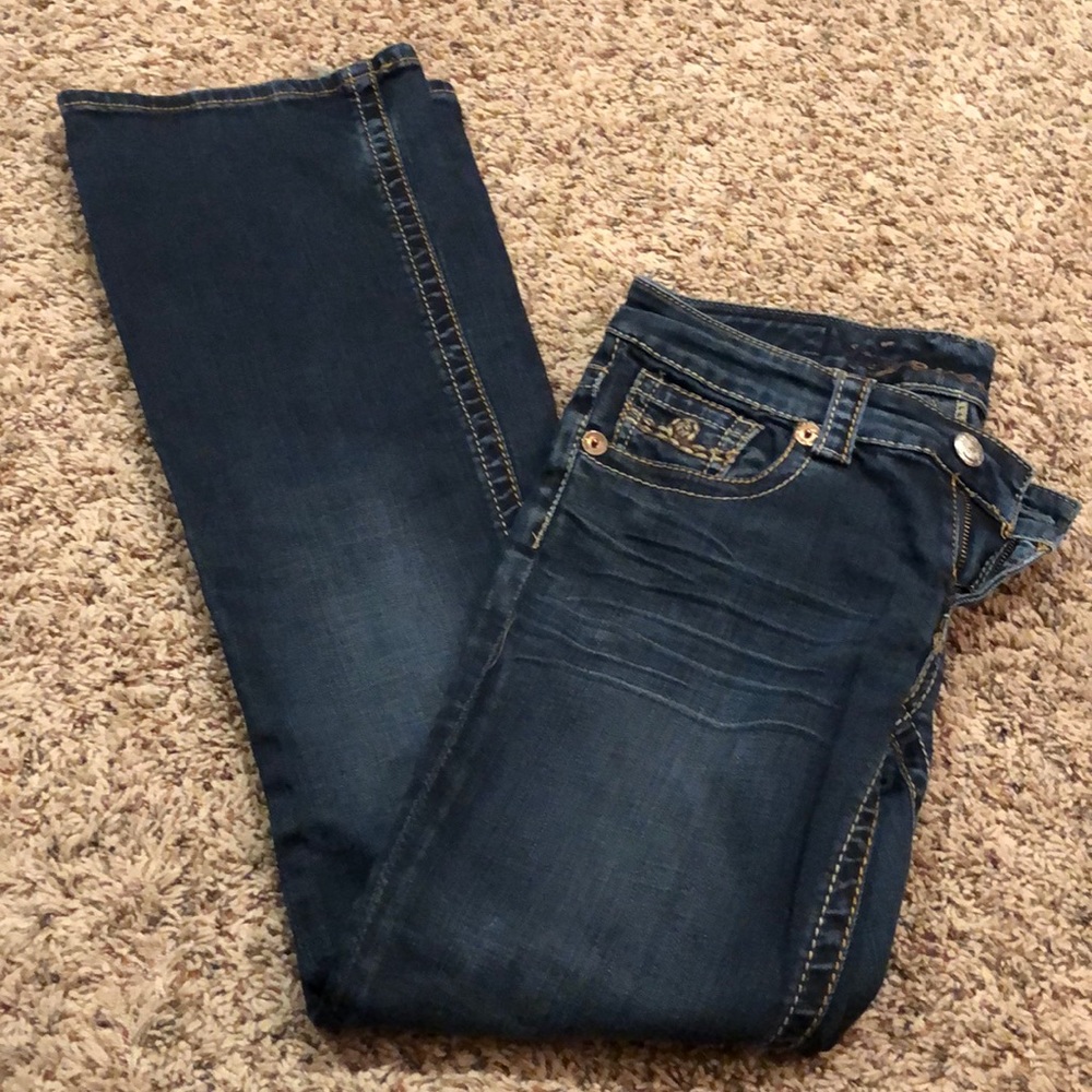 Seven7 Bootcut Jeans - Dark Rinse - size 27